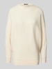 Zero Strickpullover mit Turtleneck Offwhite Melange