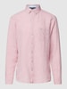 Fynch-Hatton Vrijetijdsoverhemd met labeldetail Lila