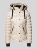 Gil Bret Regular Fit Steppjacke mit abnehmbarer Kapuze Offwhite