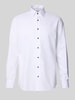 ETERNA Regular Fit Business-Hemd in Uni-Struktur Weiss