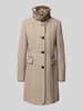 Gil Bret Mantel mit Stehkragen Beige Melange