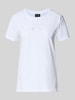 Armani Exchange T-shirt met ronde hals en logo Wit