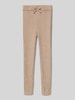 Mayoral Slim Fit Leggings mit Feinripp Beige