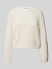 Only Comfort Fit Strickpullover aus Popcorn-Strick Modell 'GLORIA' Beige