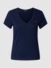 Polo Ralph Lauren T-shirt met labelstitching Blauw