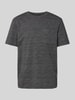 Tom Tailor Regular fit T-shirt van katoenmix Antraciet