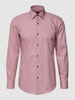 BOSS Slim Fit Business-Hemd mit Kentkragen Modell 'HANK' Rosa