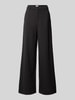 Calvin Klein Jeans Wide leg stoffen broek met steekzakken, model 'MILANO' Zwart