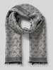 Emporio Armani Schal aus Viskose-Modal-Mix Modell 'STOLA' Mittelgrau