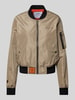 Original Bombers Bomberjacke mit Logo-Stitching Taupe