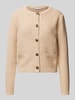 Christian Berg Woman Selection Cardigan mit Strukturmuster Taupe