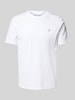 Marc O'Polo T-Shirt mit Label-Print Weiss