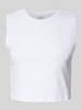 Jake*s Casual Tanktop in Ripp-Optik Weiss