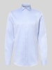 Jake*s Slim Fit Businesshemd mit extra langem Arm Bleu