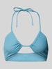 Calvin Klein Underwear Bikini-Oberteil mit Strukturmuster Modell 'BRALETTE' Aqua