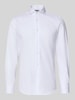 BOSS Slim Fit Businesshemd aus reiner Baumwolle Modell 'H-HANK-SP-B1' Weiss