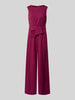 Vera Mont Jumpsuit mit Knotendetail Bordeaux