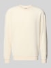 American Vintage Sweatshirt mit gerippten Abschlüssen Modell 'BOBYPARK' Beige