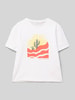 Name It T-Shirt mit Motiv-Print Modell 'HALDUR' Weiss