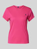 Polo Ralph Lauren T-Shirt mit Logo-Stitching Pink