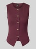 Gina Tricot Gilet met knoopsluiting Bordeaux