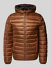 Blend Steppjacke mit Kapuze Cognac