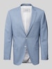 Pierre Cardin 2-knoops colbert van scheerwolmix met klepzakken Blauw