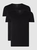 Puma T-shirt o kroju regular fit w zestawie 2 szt. Czarny