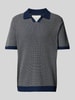 Jack & Jones Relaxed Fit Poloshirt mit Label-Detail Modell 'CEASTON' Dunkelblau
