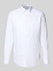Jake*s Slim Fit Business-Hemd mit Kentkragen Weiss