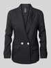 Marc Cain Leinenblazer mit Reverskragen Black