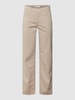 Brax Straight fit broek met 5-pocketmodel, model 'CAROLA' Zand