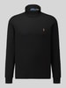 Polo Ralph Lauren sweter z golfem o kroju regular fit z czystej bawełny Czarny