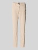 Marc Cain Slim Fit Hose im 5-Pocket-Design Sand