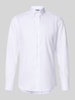 Jake*s Slim Fit Business-Hemd mit Kentkragen Weiss