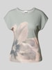 Jake*s Collection T-shirt met ronde hals Rietgroen