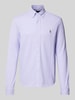 Polo Ralph Lauren Slim Fit Freizeithemd mit Logo-Stitching Lavender