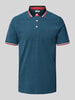 Jack & Jones Regular Fit Poloshirt mit Knopfleiste Modell 'PAULOS' Jeansblau