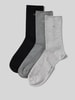 CK Calvin Klein Socken mit Logo-Stitching im 3er-Pack Mittelgrau