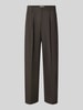 Casual Friday Straight Fit Hose mit Viskose-Anteil Modell 'Grant' Anthrazit