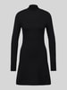 ONLY Strickkleid mit Mock Neck Black