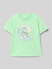 Tom Tailor Regular fit T-shirt van puur katoen Lichtgroen