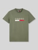 Tommy Jeans Regular Fit T-Shirt aus reiner Baumwolle mit Logo-Print Oliv