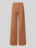 Raffaello Rossi Wide fit stoffen broek met elastische band Camel