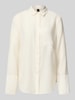 Stefanel Regular fit overhemdblouse met borstzak Offwhite