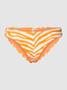 Becksöndergaard Bikini-Hose mit Allover-Muster Modell 'Zecora Biddi' Orange