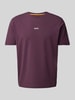 BOSS Orange T-Shirt mit Label-Print Purple