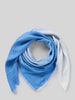 CK Calvin Klein Sjaal van puur modal model 'GRADIENT EMBLEM SQUARE' Blauw