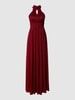 TROYDEN COLLECTION Abendkleid mit amerikanischem Ausschnitt Kirschrot
