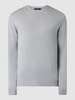 Matinique Pullover aus Merinowolle Modell 'Margrate' Mittelgrau meliert